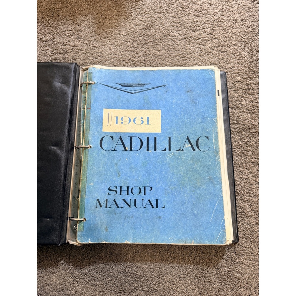 1961 Cadillac Shop Manual Series 60 62 75 Commercial Chassis Service Repair Book